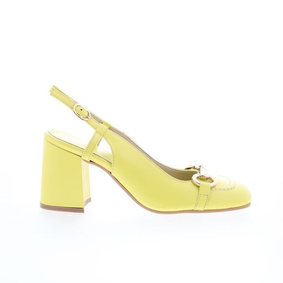 Divine Follie Womens Divine Follie19 Yellow Shoes (NWT)